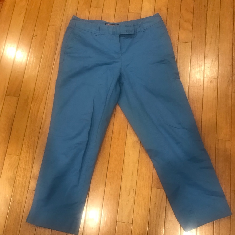 Size 6 women vineyard vines pants blue